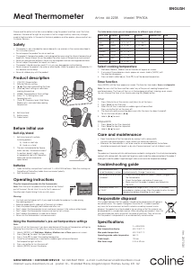 Manual Coline TPW306 Food Thermometer