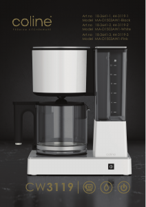 Manual Coline CW3119 Coffee Machine