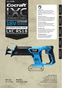 Bedienungsanleitung Cocraft LXC RS18 Säbelsäge