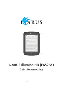 Handleiding ICARUS Illumia HD E652BK E-reader