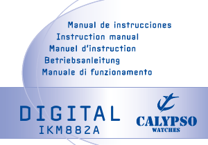 Manual de uso Calypso K5573 Digital Reloj de pulsera