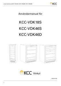 Bruksanvisning KCC KCC-VDK18S Vinkyl