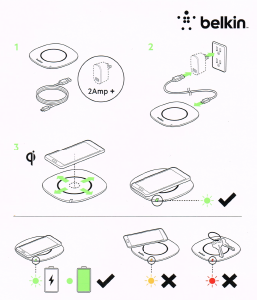 Manual Belkin F8M747 Boost-Up Wireless Charger
