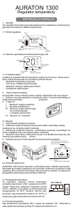 Instrukcja Auraton 1300 Termostat