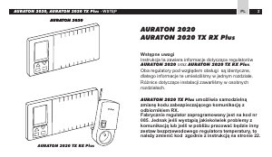 Instrukcja Auraton 2020 Termostat