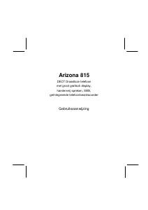 Handleiding KPN Arizona 815 Draadloze telefoon
