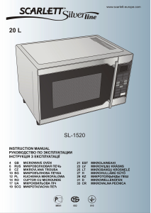Manual Scarlett SL-1520 Microwave