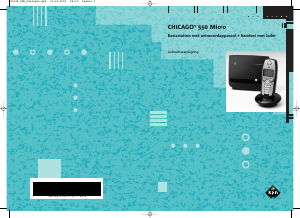 Handleiding KPN Chicago 550 Micro Draadloze telefoon