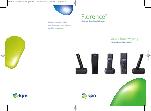 Handleiding KPN Florence Draadloze telefoon