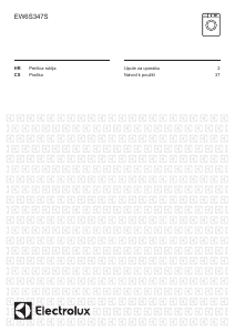 Manuál Electrolux EW6S347S Pračka
