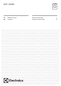 Manual de uso Electrolux EWF1404RR Lavadora