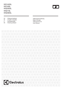 Manuale Electrolux WS140SL Cassetto scaldavivande