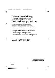 Bedienungsanleitung Küppersbusch IWT 1259.1W Waschmaschine