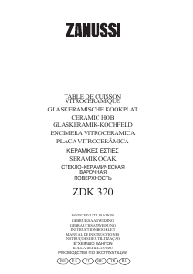 Manual de uso Zanussi ZDK320X Placa