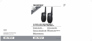 Manual de uso SilverCrest SPMR 8000 A1 Walkie talkie