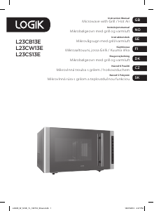 Manual Logik L23CB13E Microwave
