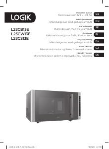 Manual Logik L23CS13E Microwave