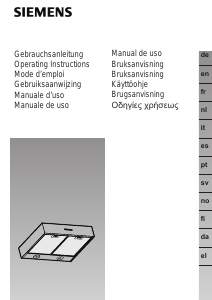 Brugsanvisning Siemens LU29051 Emhætte