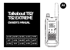 Mode d’emploi Motorola Talkabout T82 Talkie-walkie