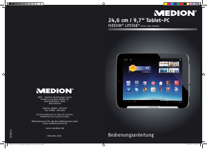 Bedienungsanleitung Medion Lifetab S9512 (MD 98138) Tablet