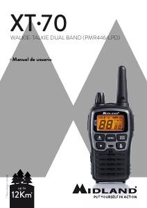 Manual de uso Midland XT-70 Walkie talkie