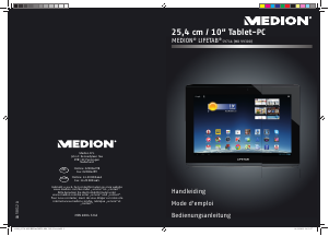 Mode d’emploi Medion Lifetab S9714 (MD 99300) Tablette