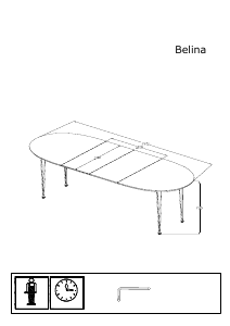 Manual JYSK Naldtang (100x170x74) Dining Table