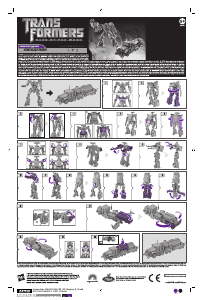 Kullanım kılavuzu Hasbro 28735 Transformers Mechtech Megatron