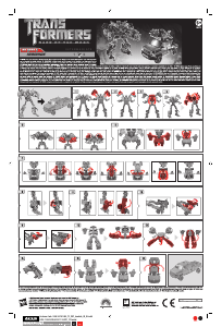 Bruksanvisning Hasbro 28736 Transformers Mechtech Ironhide