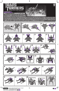 説明書 Hasbro 28741 Transformers Mechtech Starscream