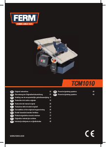 Manual de uso FERM TCM1010 Cortar azulejos