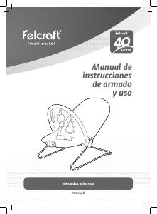 Manual de uso Felcraft 1568 Jumps Hamaca bebé