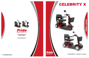 Manual Pride Celebrity X Mobility Scooter