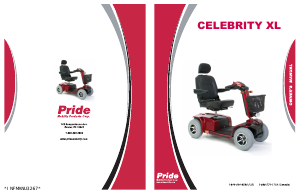 Manual Pride Celebrity XL Mobility Scooter