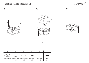 Руководство Zuiver Montell Кофейный столик