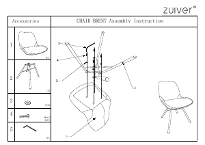 Mode d’emploi Zuiver Brent Chaise