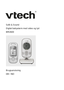 Brugsanvisning Vtech BM2600 Babyalarm