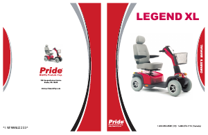 Manual Pride Legend XL Mobility Scooter
