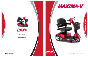 Manual Pride Maxima-V Mobility Scooter