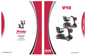 Manual Pride V10 Mobility Scooter