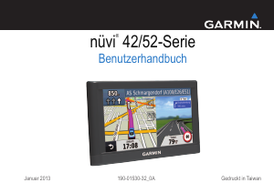 Bedienungsanleitung Garmin nuvi 42 Navigation