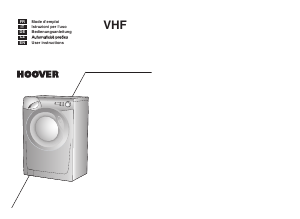 Mode d’emploi Hoover VHF 614/L Lave-linge