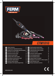 Handleiding FERM CTM1010 Multitool