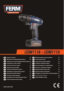 Manual FERM CDM1118 Drill-Driver