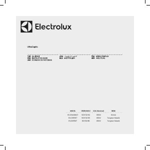 Manual Electrolux EUC9ANIMAT Vacuum Cleaner