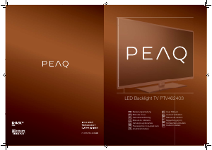 Mode d’emploi PEAQ PTV462403-S Téléviseur LED