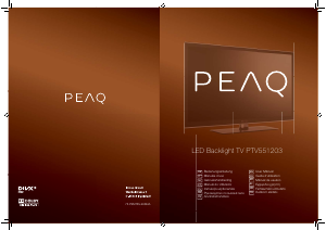 Manuale PEAQ PTV551203-B LED televisore