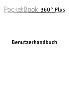 Bedienungsanleitung PocketBook 360 Plus New E-reader