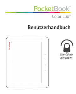 Bedienungsanleitung PocketBook Color Lux E-reader