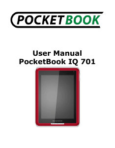 Handleiding PocketBook IQ 701 E-reader